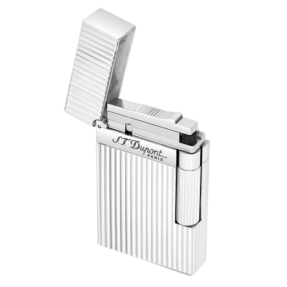S.T. Dupont Ligne 2 Gümüş Guilloché Çakmak – 016817