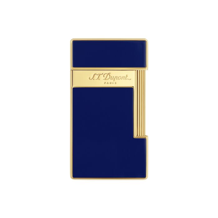 S.T. Dupont Slimmy İndigo Mavi Lake Altın Çakmak – 028005