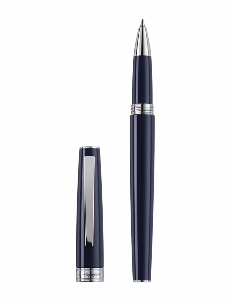 Montegrappa Armonia Dark Blue Roller Kalem – ISA1RRAD
