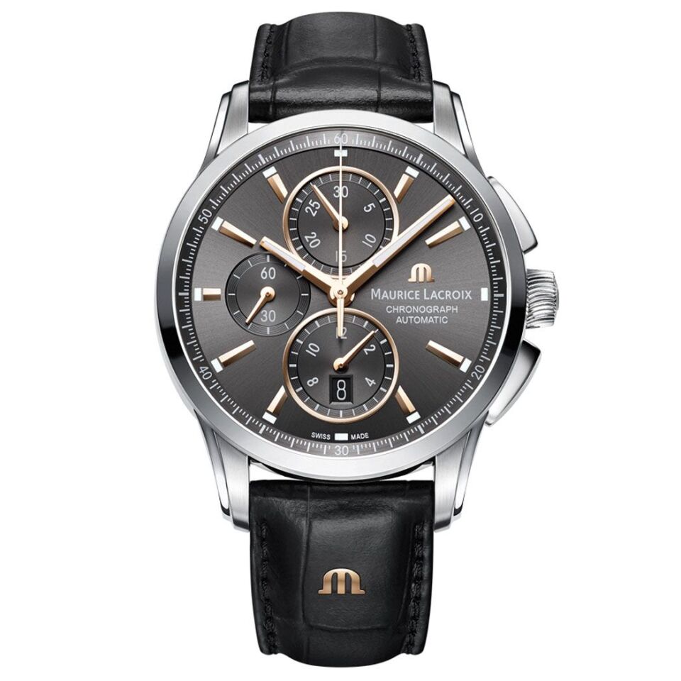 Maurice Lacroix Pontos Chronograph 43 mm Otomatik Erkek Kol Saati ML– PT6388SS001331-1