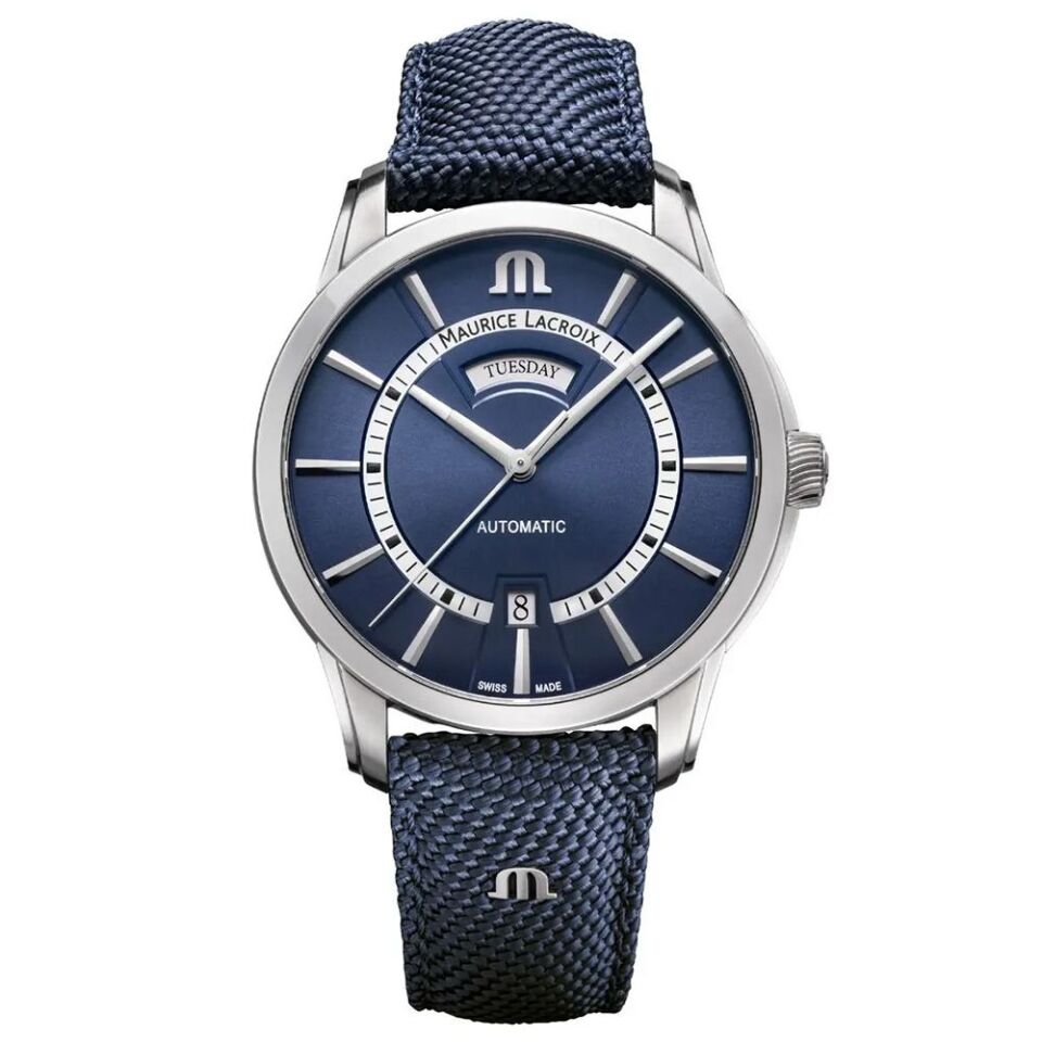 Maurice Lacroix Pontos Day Date Automatic Mavi Erkek Kol Saati ML–PT6358SS004431-4