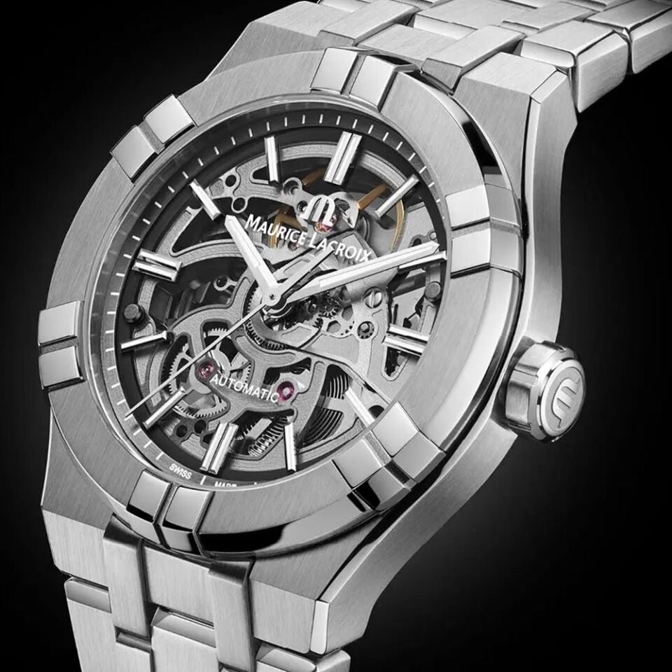 Maurice Lacroix AIKON Automatic Skeleton 39 mm Otomatik Erkek Kol Saati – ML-AI6007SS002030-1