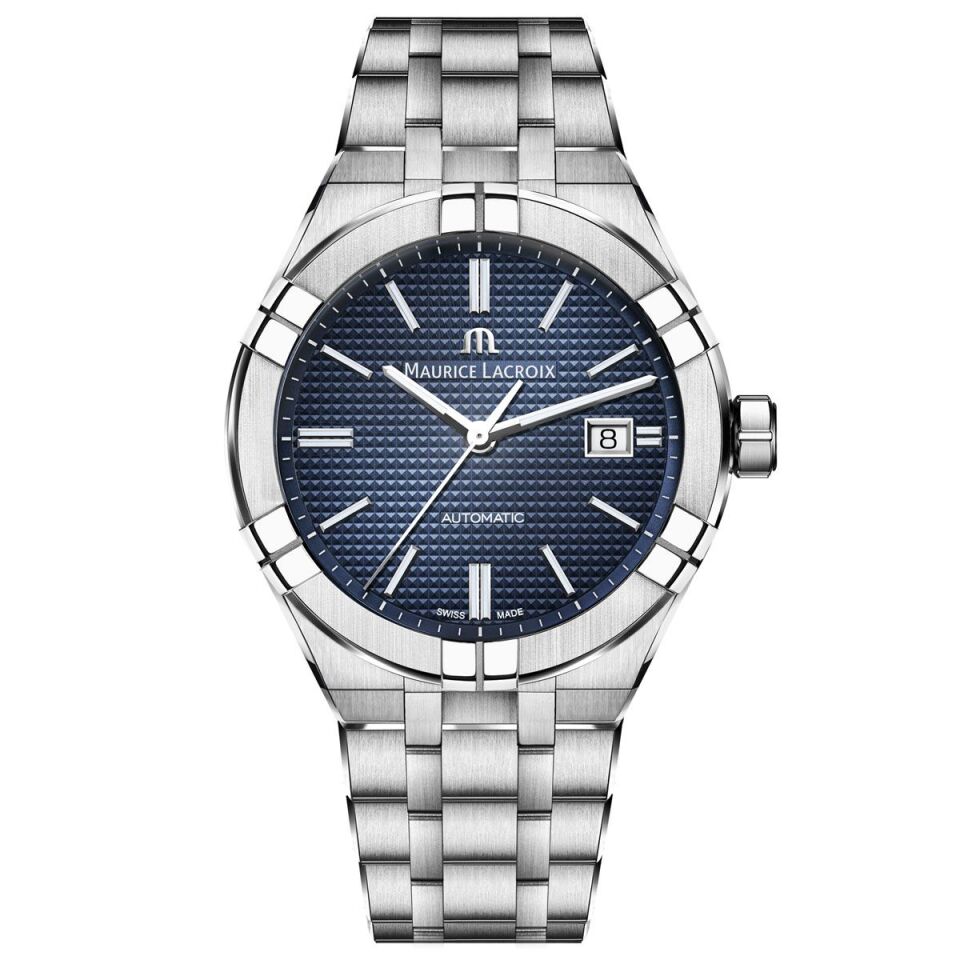 Maurice Lacroix AIKON Automatic Date 42 mm Mavi Kadran Erkek Kol Saati ML–AI6008SS002430-1