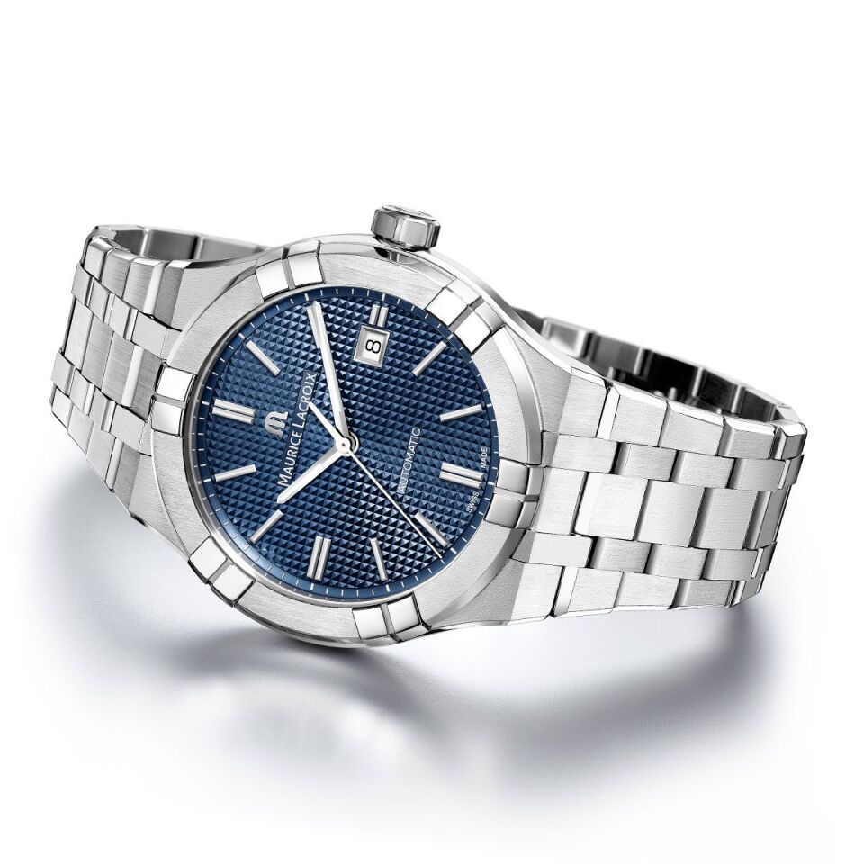 Maurice Lacroix AIKON Automatic Date 42 mm Mavi Kadran Erkek Kol Saati ML–AI6008SS002430-1