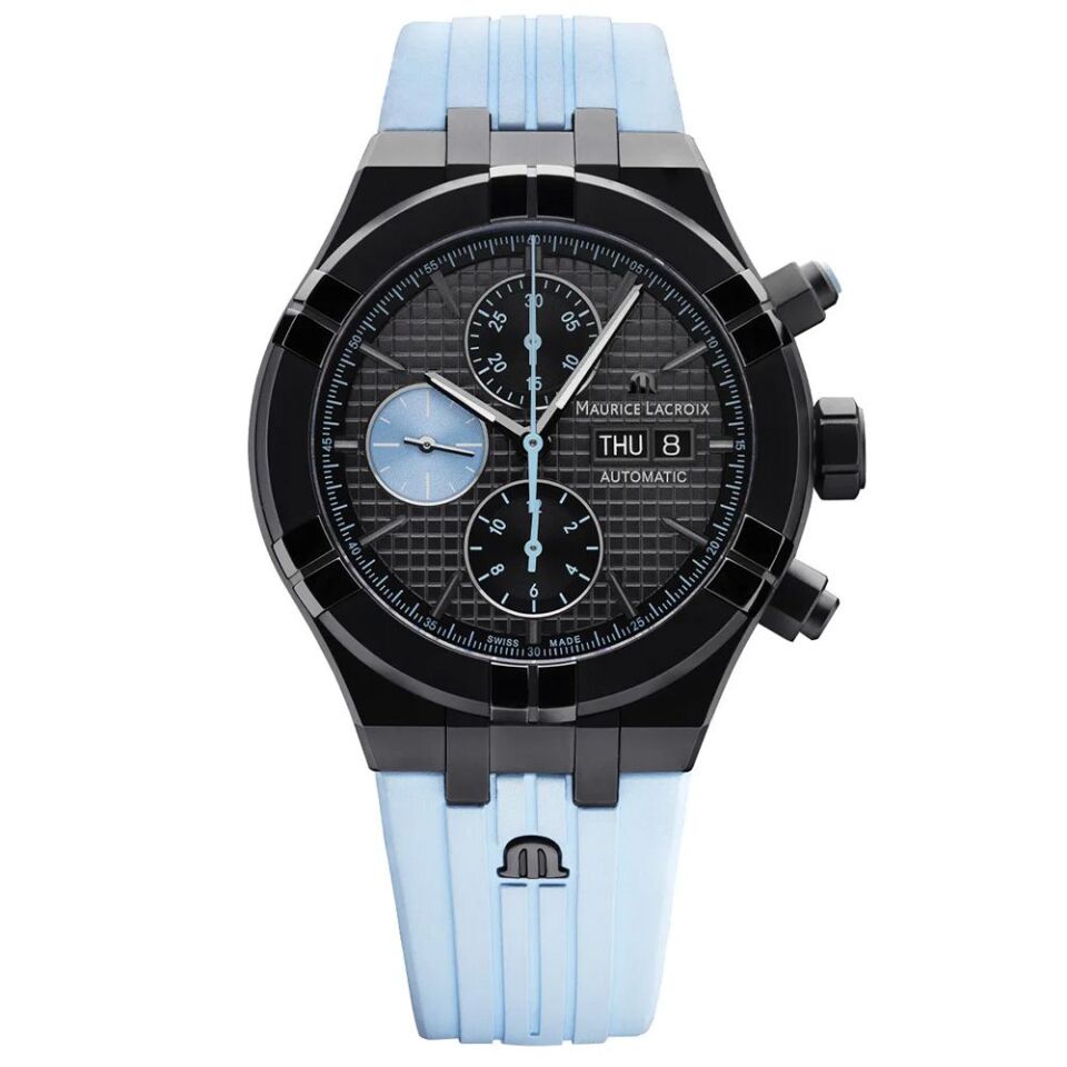 Maurice Lacroix AIKON Automatic Chronograph Sprint Limited Edition 44 mm Siyah Kadran Erkek Kol Saati ML–AI6038DLB01330-4