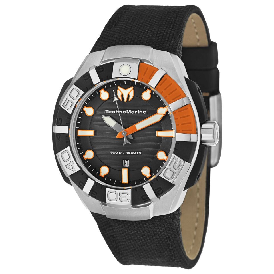 TechnoMarine Cruise Black Reef Orange – TCM512001