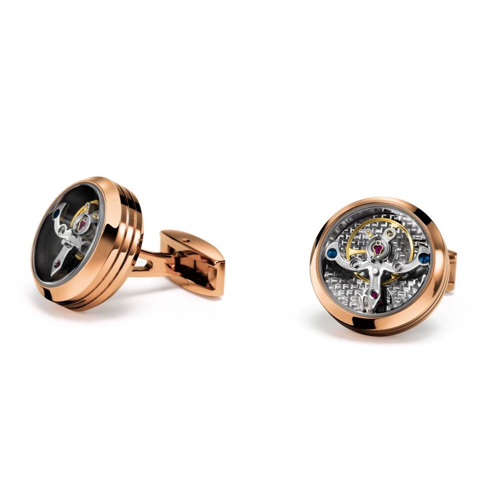 TF Est. 1968 Tourbillon Classic Rose Gold Kol Düğmesi – CT-PR02