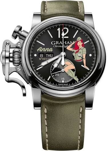 Graham Chronofighter Vintage Nose Art “Anna” Limited Edition – 2CVAS.B22A.L141S